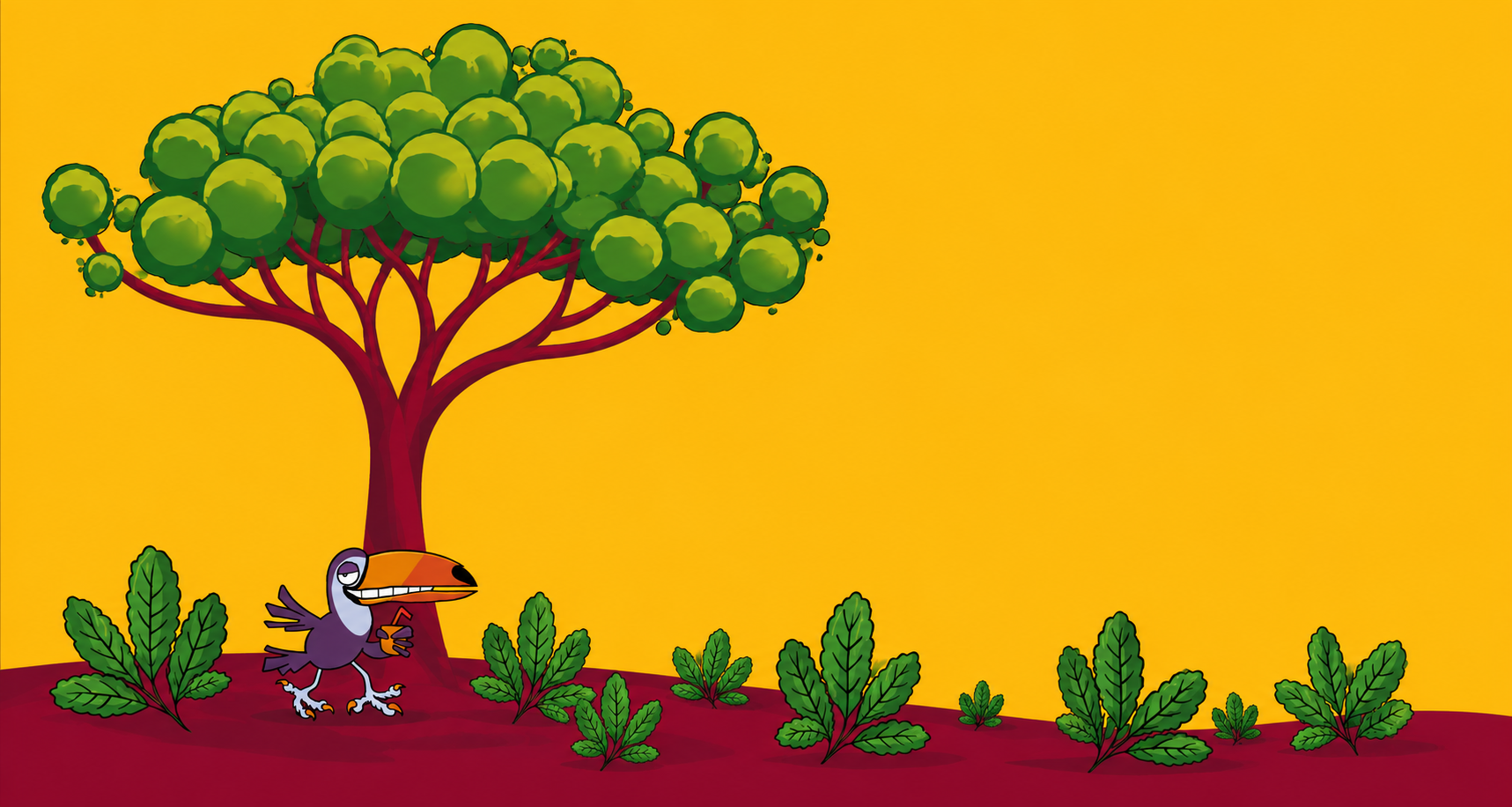 Treibstoff-Baum im Wald